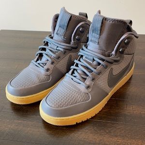 Nike Men’s Borough Mud Winter “Grey Gum” sneaker.